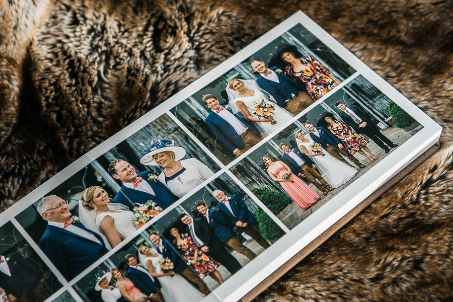 wedding album pages detail